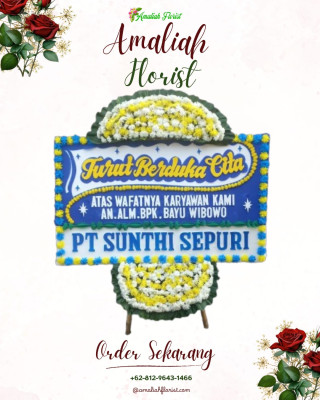 Papan Bunga Duka di Taba Pingin